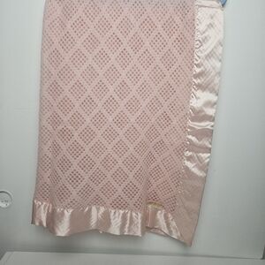 North star vintage baby blanket pink